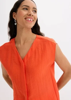 Blusentop aus leichtem Viskose-Mix