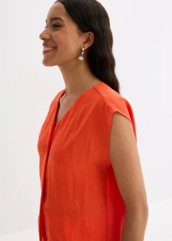 Blusentop aus leichtem Viskose-Mix