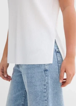 Blusentop aus recyceltem Polyester