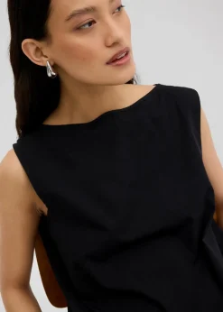 Blusentop aus reiner Baumwolle