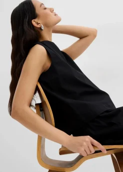 Blusentop aus reiner Baumwolle