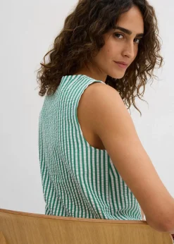 Blusentop aus reiner Baumwolle