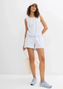 Blusentop aus reiner Baumwolle