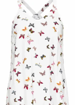 Blusentop aus reiner Viskose