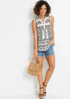 Blusentop aus softer Viskose