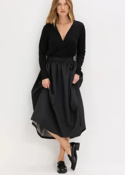 Body aus fließendem Viskose-Mix