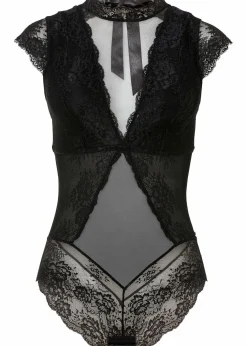 Body aus zarter Spitze