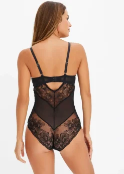 Body mit floraler Spitze