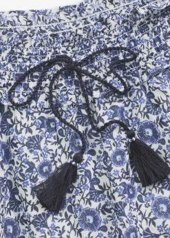 Boho-Minirock aus leichter Baumwolle