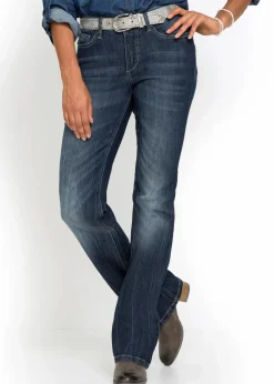 Bootcut Jeans High Waist, Komfort-Stretch