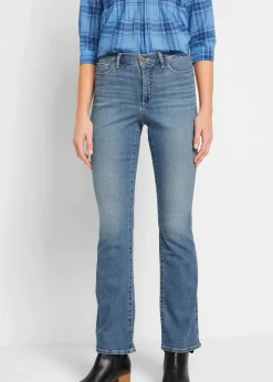 Bootcut Jeans Mid Waist, Bio-Baumwolle