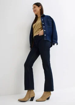 Bootcut Jeans Mid Waist, Stretch