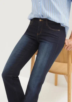 Bootcut Jeans Mid Waist, Shaping