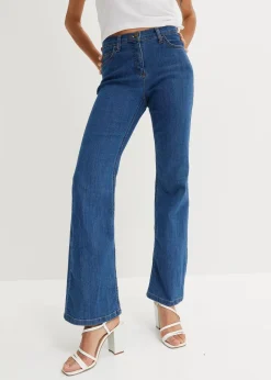 Bootcut Jeans Mid Waist, Stretch