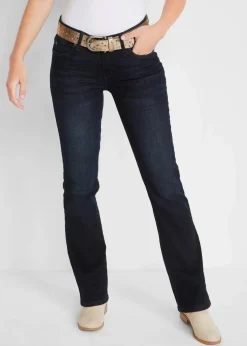 Bootcut Jeans Mid Waist, Stretch