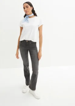 Bootcut Jeans Mid Waist, Stretch