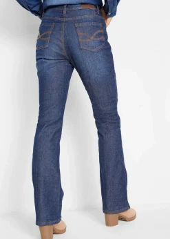 Bootcut-Jeans High Waist, Thermo