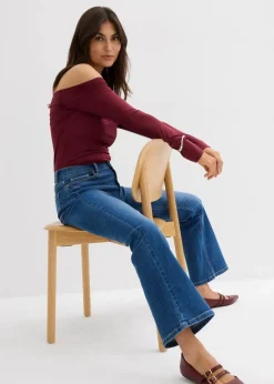 Bootcut-Jeans Mid Waist