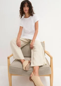 Boxy-Longshirt mit kurzen Ärmeln