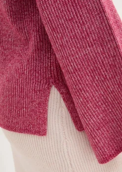 Boxy-Pullover aus Rippstrick