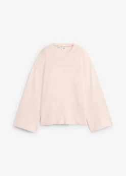 Boxy-Pullover aus Rippstrick