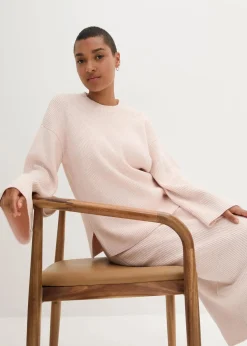 Boxy-Pullover aus Rippstrick