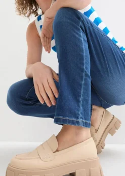 Boyfriend Jeans Mid Waist, Stretch