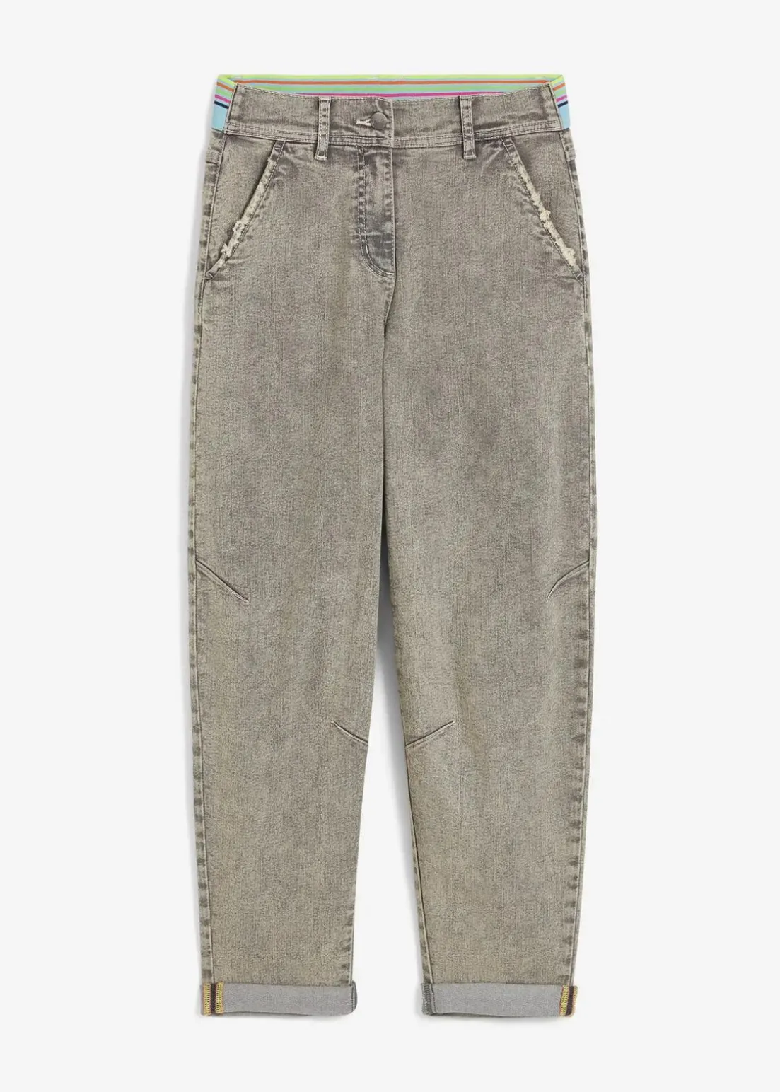 Boyfriend-Jeans mit Vintagewaschung