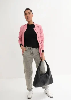 Boyfriend-Jeans mit Vintagewaschung