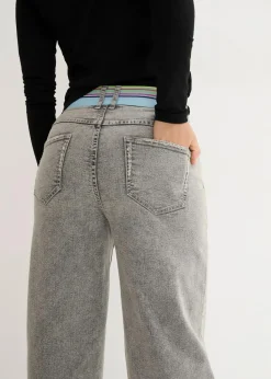 Boyfriend-Jeans mit Vintagewaschung