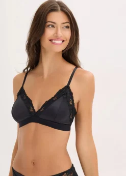 Bralette aus glänzendem Material