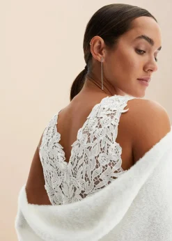 Brautkleid aus Tüll und Spitze