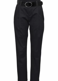 Bundfaltenhose aus Baumwolle