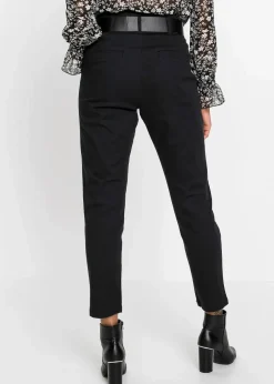 Bundfaltenhose aus Baumwolle