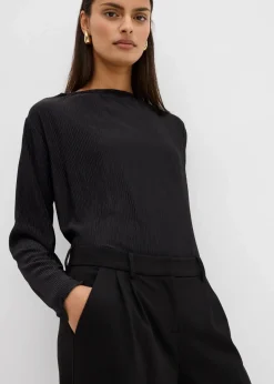 Bundfaltenhose aus Viskose-Mix