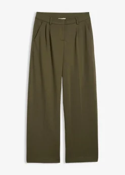 Bundfaltenhose aus Viskose-Mix