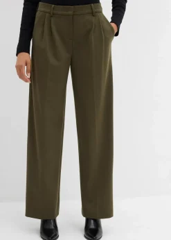 Bundfaltenhose aus Viskose-Mix