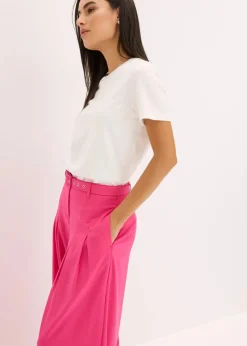 Bundfaltenhose mit Gürtel (2tlg-Set)