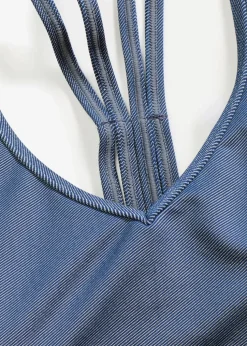 Bustier-Bikini in Jeansoptik(2-tlg.Set)