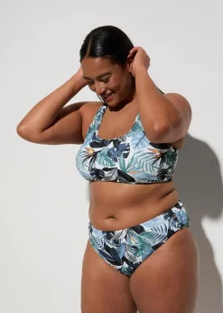 Bustier-Bikini mit gekreuzten Trägern (2-tlg.Set)