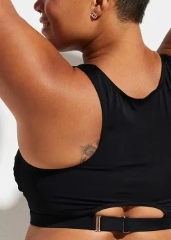 Bustier-Bikinioberteil mit verstellbarer Unterbrust