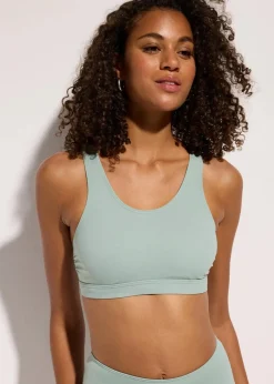 Bustier-Bikinioberteil mit verstellbarer Unterbrust