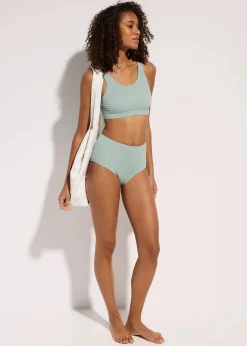 Bustier-Bikinioberteil mit verstellbarer Unterbrust