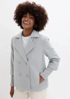 Cabanjacke mit Strickärmeln