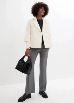 Cabanjacke mit Strickärmeln