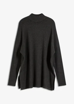 Cape-Pullover aus aus softem Viskose-Mix