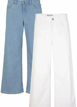 Capri Jeans Mid Waist, (2er Pack)