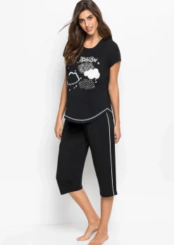 Capri Pyjama aus reiner Bio-Baumwolle