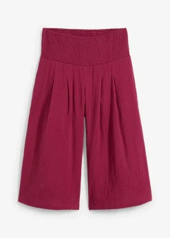 Capri-Hose aus softem Musselin