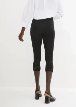 Capri-Leggings aus Baumwoll-mix